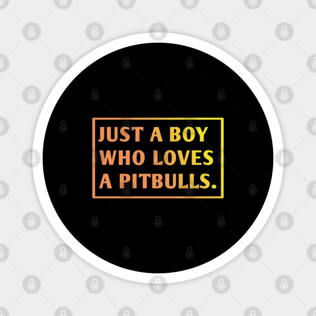Pitbull Lover Magnet by BlackMeme94
